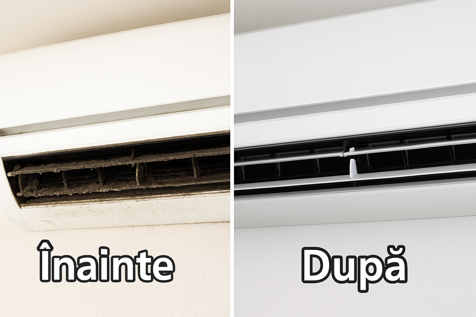 Înainte și după curățare